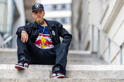 Poppin C poses for a portrait in Lausanne, Switzerland on August 31, 2020