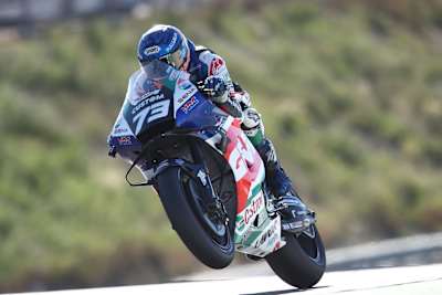 Álex Márquez pictured at the MotoGP of the Algarve in Portimão, Portugal on November 7, 2021.