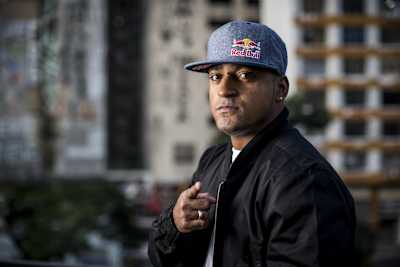 B-Boy Pelézinho poses for a portrait before Red Bull BC One Brazil Cypher in São Paulo, Brazil, on June 08, 2018