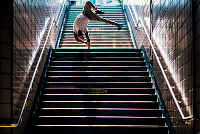 B-Boy Lil G poses for a portrait prior to the Red Bull BC One Camp Korea in Seoul, South Korea on May 24, 2019.