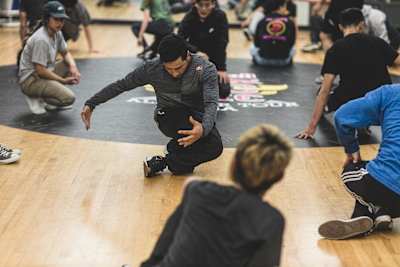 Roxrite teaches a workshop as part of the BC One All Star Tour in San Jose, CA on April 30, 2019