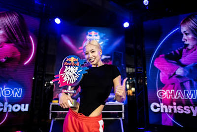 Chrissy Chou wins the Red Bull Dance Your Style in Taipei, Taiwan on September 4th, 2021.