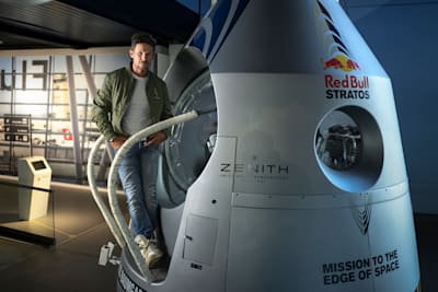 El austriaco Felix Baumgartner visto en Lucerna, Suiza, el 16 de agosto de 2022.