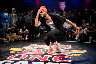 Kid David compite durante el Red Bull BC One Camp USA en Houston el 19 de mayo de 2019  