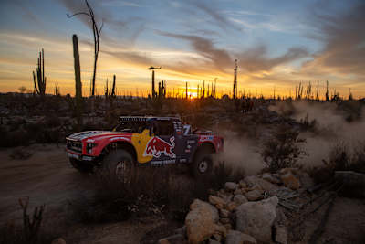 Bryce Menzies competes at SCORE Baja 1000, in Baja, Mexico, on 18 November, 2021.