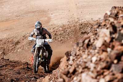 Billy Bolt fährt beim Red Bull Erzbergrodeo 2022 in Eisenerz, Österreich.  