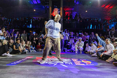 Precious Alvares battles at the Red Bull Dance Your Style in Amsterdam, Netherlands on May 27, 2022  