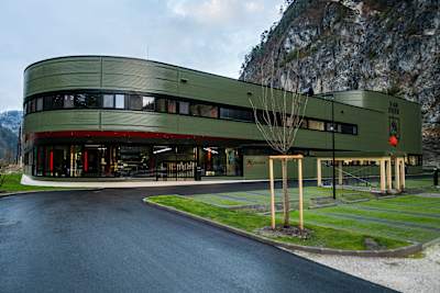 Das VAN DEER-Red Bull Sports Headquarter symbolisiert den perfekten Schwung
