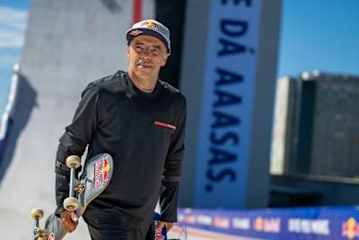 Sandro Dias seen during the Red Bull Building Drop in Porto Alegre, Brazil on September 7, 2025. 