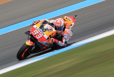 Marquez was little more than a blur to his rivals