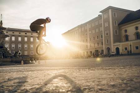 Fabio trickst am Domplatz