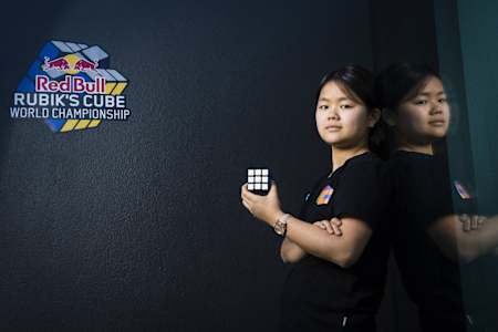 女子魔方世界纪录保持者 Dana Yi