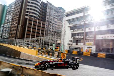 Daniel Ticktum en Macao durante el Masters of Fórmula 3 en el año 2017.