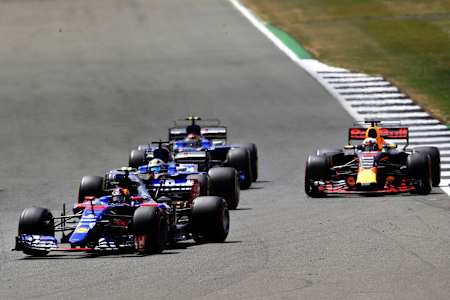 Ricciardo bullied his way through at the British GP