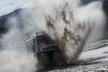 Eduard Nikolaev (RUS) of Team KAMAZ-Master races during stage 12 of Rally Dakar 2018 from Chilecito to San Juan, Argentina on January 18, 2018.
