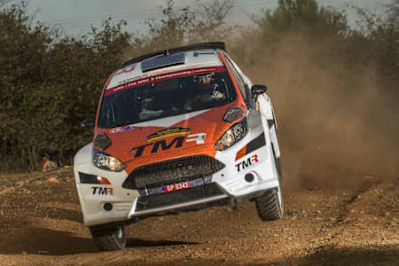 Despite his Toyota ties, Taka has to compete in a Ford Fiesta R5