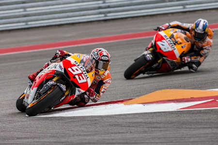 Marc Marquez at Circuit of the Americas in 2013.