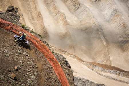 Wade Young seen at the Erzbergrodeo Red Bull Hare Scramble in Eisenerz, Austria on June 3, 2018.