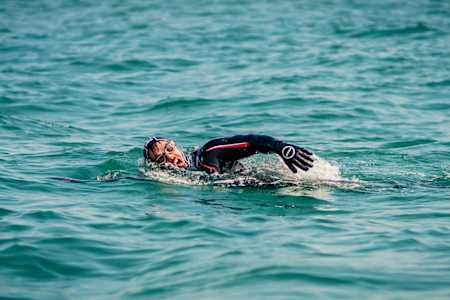 Ross Edgley swam for six hours, twice a day, on the Great British Swim