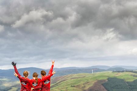 A bike ride with a view