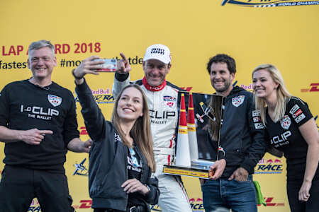 Team Dolderer mit der DHL Fastest Lap Trophy 2018.