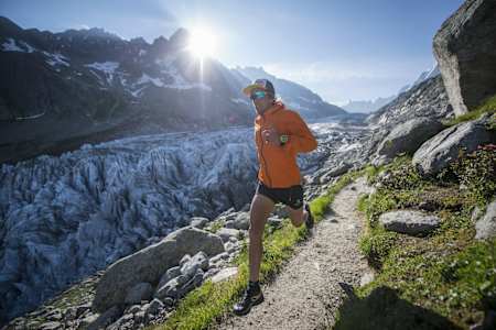 Ryan Sandes performs in Chamonix, France on July 27, 2016