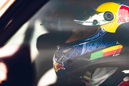 Elias Hountondji seen during the European Drift Masters in Greinbach, Austria.