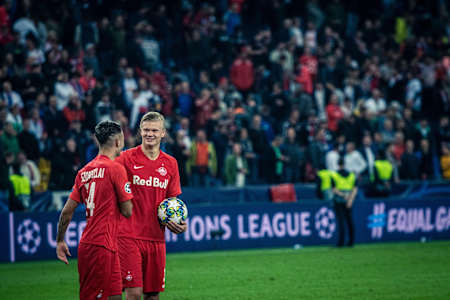 Erling Haaland mit dem Matchball.