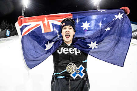 Scotty James during Men’s Snowboard Super Pipe at Winter X Games 2020 in Aspen, CO - USA, January 23, 2020.