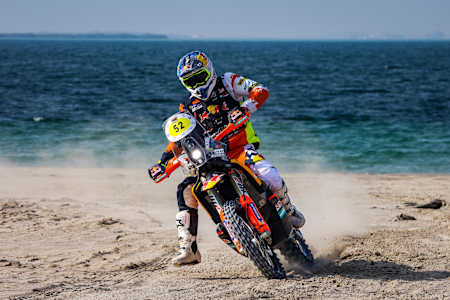 Matthias Walkner during Super Stage Yas Island of the 2021 Abu Dhabi Desert Challenge in Abu Dhabi, United Arab Emirates on November 6, 2021.