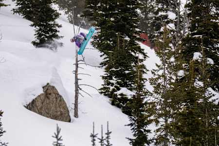Mark McMorris during day 2 finals of the Natural Selection Tour at Jackson Hole Mountain Resort in Jackson, Wyoming, USA on February 9, 2021.