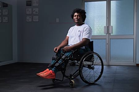 Sandile Mkhize is ready for Wings for Life