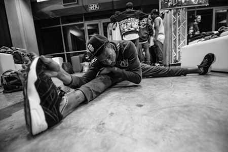 Stretching to help widen your leg positions