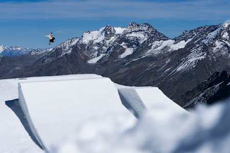 Marcus Kleveland performs at the Red Bull Performance Camp in Saas-Fee, Switzerland on September 23, 2021.