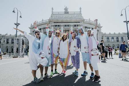 TeilnehmerInnen beim Wings for Life World Run in Wien