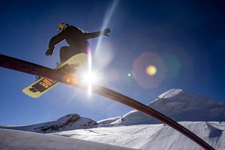 Anna Gasser in action