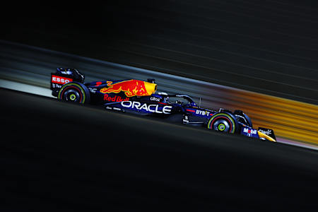 Max Verstappen of Oracle Red Bull Racing at the Bahrain Grand Prix on March 20, 2022.