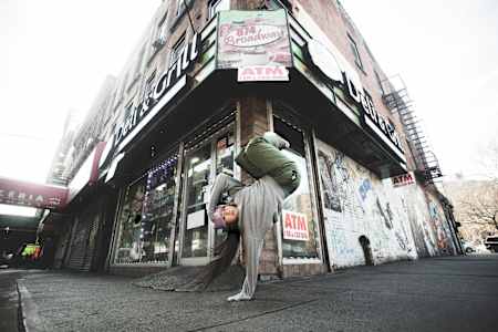 B-Girl Logistx poses for a portrait at Red Bull BC One World Final New York 2022 in New York, USA on February 8, 2022 