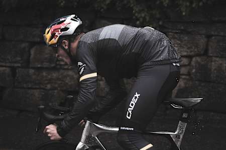 Kristan Blummenfelt performs during training in Bergen, Norway on May 18, 2022.