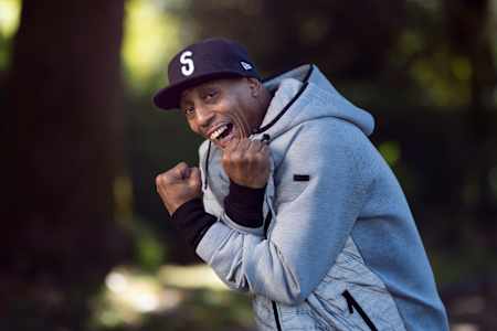 Tony Gogo pózuje v průběhu Red Bull Dance Connect tutorials v Salzburgu, 8.října , 2018 