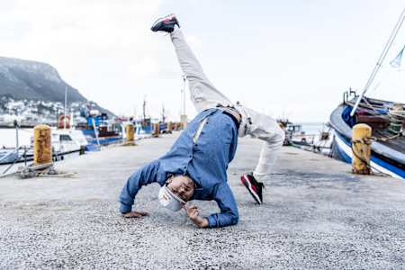 B-boy Hong 10 poses for a portrait during Red Bull BC One Cypher in Cape Town, South Africa on 22 June, 2018. 