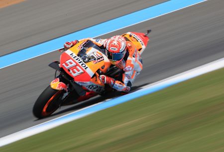 Marquez was little more than a blur to his rivals