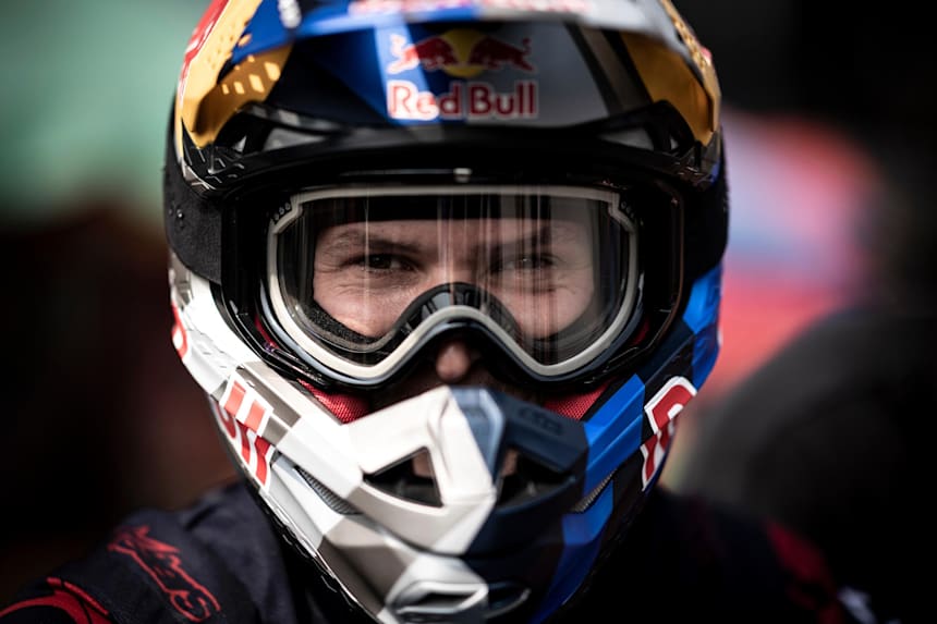 red bull motocross helmet