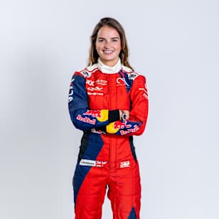 Catie Munnings poses for a portrait in Holjes, Sweden on July 1, 2022. 