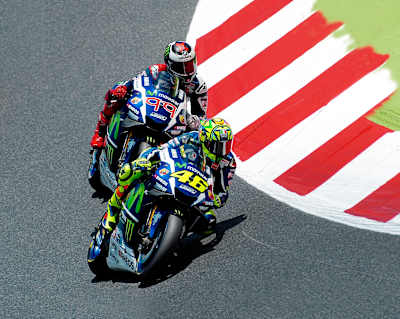 Allerbeste Feinde: Jorge Lorenzo und Valentino Rossi.