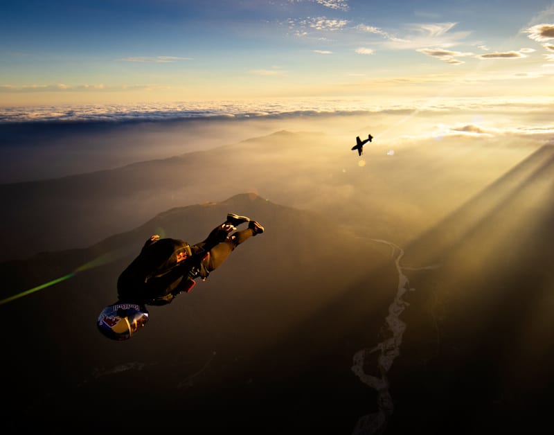 Skydiving Red Bull