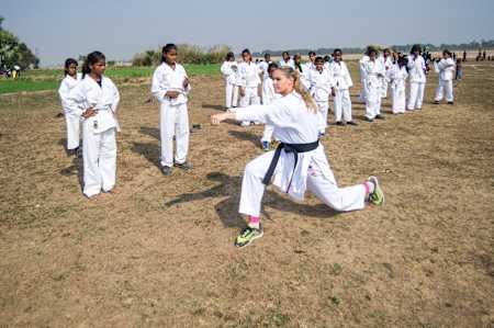 Alisa: "Karate macht die Mädchen selbstbewusster!"