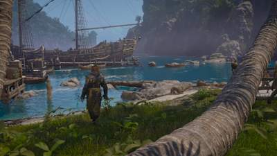 Edward Kenway on Great Inagua in Assassin’s Creed Black Flag Resynced.