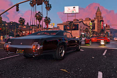 Una captura de pantalla de GTA V