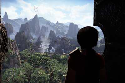 Uncharted The Lost Legacy : Un superbe paysage dans le jeu vidéo de Naughty Dog sur PlayStation 4.